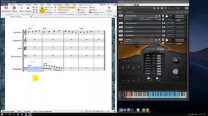 Сибелиус и VST плагины. Kontakt. Работа с CINEMATIC STRINGS. Часть 4