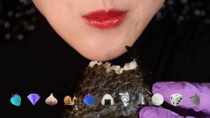 EMOJI FOOD CHALLENGE ASMR CANDIED STRAWBERRY, ICE CREAM ETC 🍨