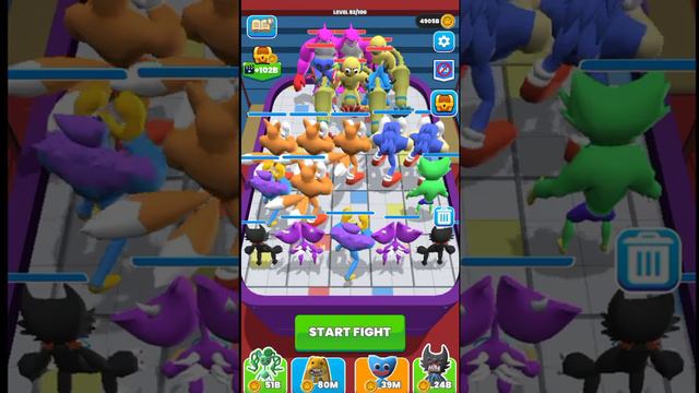 Freddy Teddy Bear in Merge Master Blue Monster Fight Max Level Android, iSO Gameplay
