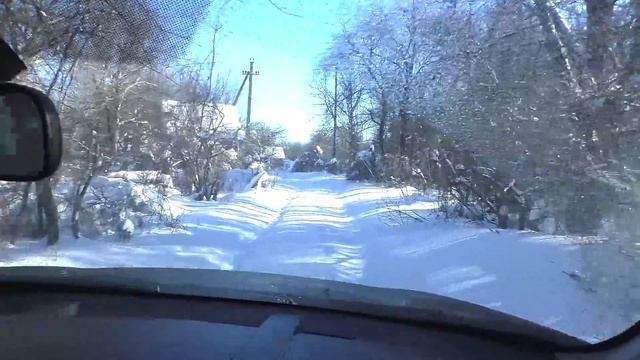 Как Мицубиси Аутлендер ХЛ едет по снегу ? Штурмую Снег на Mitsubishi Outlander XL смотреть онлайн