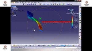 Catia Finite Element Method (CAE / FEM) Static Analysis- Small Shovel Part Analysis Animation