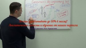 СКАЛЬПИНГ без индикаторов на минутном графике M1