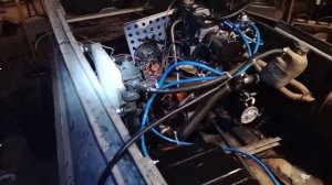 Казанка с водометом , мотор Ваз 11113 от Оки