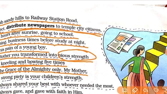 My Mother by A P J Abdul Kalam Class 8 DAV English смотреть онлайн