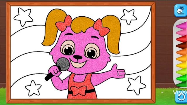 Draw a dog for children / Рисуем собаку для детей