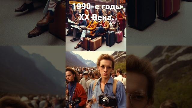 Туристы прошлого, настоящего и будущего, глазами нейросетей. ЧАСТЬ 2
