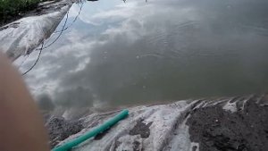 Рыбалка в собственном пруду.
