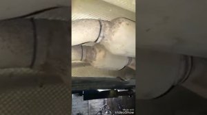 Глушитель на мерседес. Прямоток