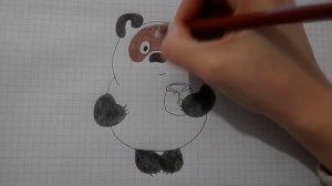 Как нарисовать ВИННИ ПУХА#123/How to draw WINNIE the POOH