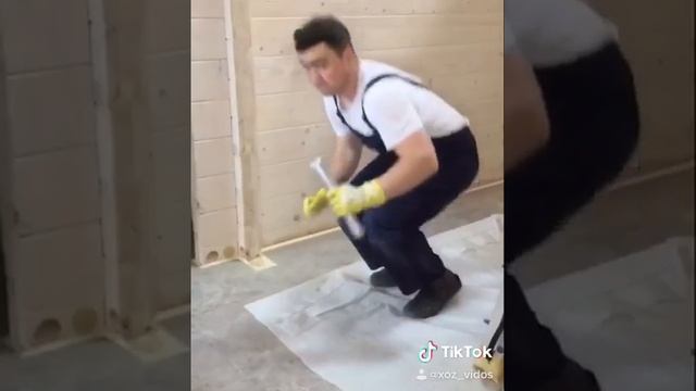 Герметизация дома из клеенного бруса д. Чуденичи. Тёплый шов.