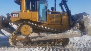 Cat D6R.Тестируем после ремонта корбки передач.