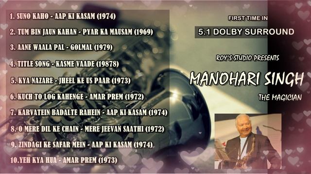 Musical Journey with Manohari Singh (First Time in 5.1 Dolby Surround) Instrumental Hindi Film Musi