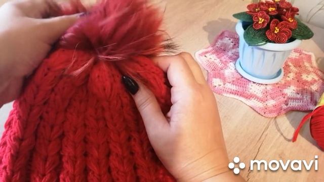 СП"Свяжи шапку 5 /5".Отчет 3. Две готовые работы. смотреть онлайн