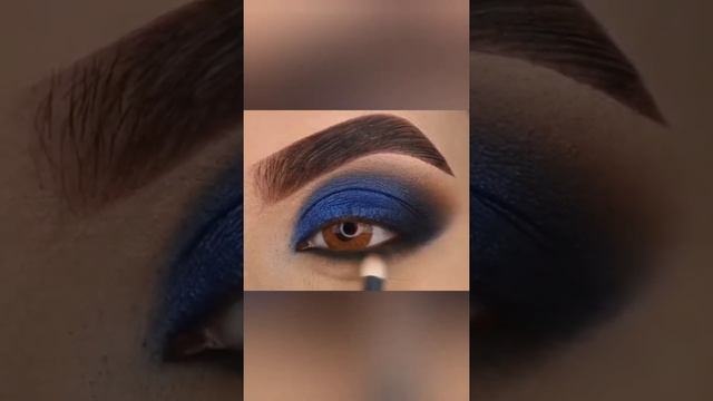 Blue smoky eye make-up#eyemakeup #youtubeshorts #instagram #trending #reels #status #shots