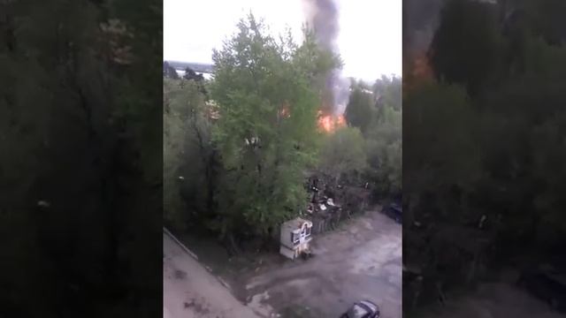 Пермь Закамск сгорел частный дом