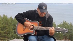 18- струнная гитара в стандартном строе Е.