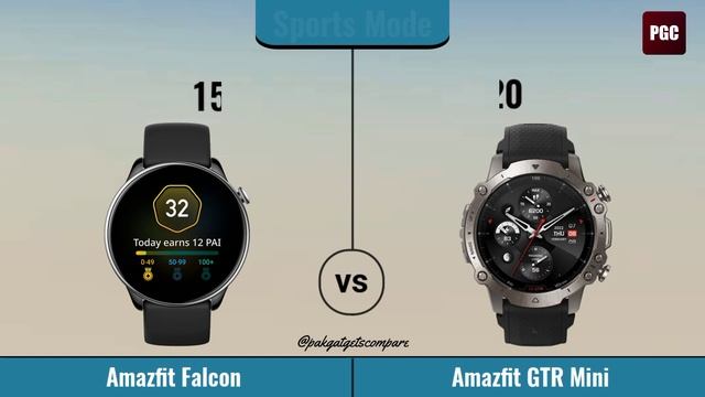 Amazfit GTR Mini VS Amazfit Falcon