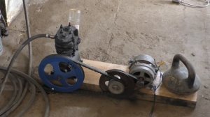 Эксперимент. Двигатель от стиральной 13000 оборотов и компрессор ЗиЛ