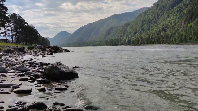 Шум воды, река, горы. Стоковое видео. Футаж / Water sound, river, mountains. Stock video. Footage. смотреть онлайн