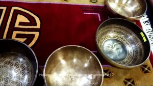 Профессиональный набор кованых поющих чаш №17 "Арун"
