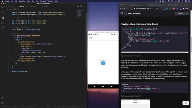 React Navigation - React Native смотреть онлайн