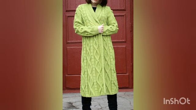 Вязаные кардиганы и пальто (спицами и крючком) смотреть онлайн