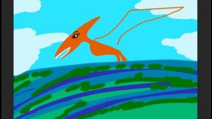 Как нарисовать динозавра птеродактиля How to draw a pterodactyl dinosaur