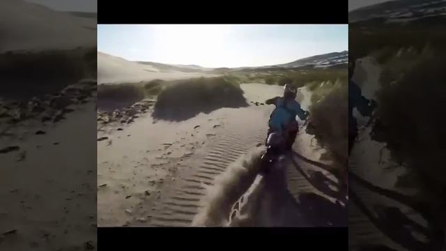 Красиво по пустыни катают на Эндуро ?