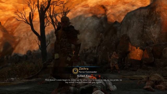 Shadow Of War - The Story of Zathra The Pickler Shaming this Orc to Level 1 and Dying to him смотреть онлайн
