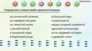 55 Родительный, дательный, творительный и предложный падежи имён прилагательных ж р в ед числе