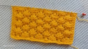 АЖУРНЫЙ УЗОР КОРЗИНОЧКИ СПИЦАМИ 100 Вязание Узоры спицами