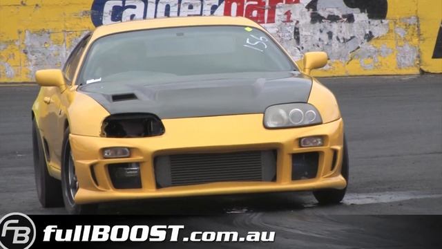 Chasing 8s - Toyota Supra 6spd manual drag смотреть онлайн