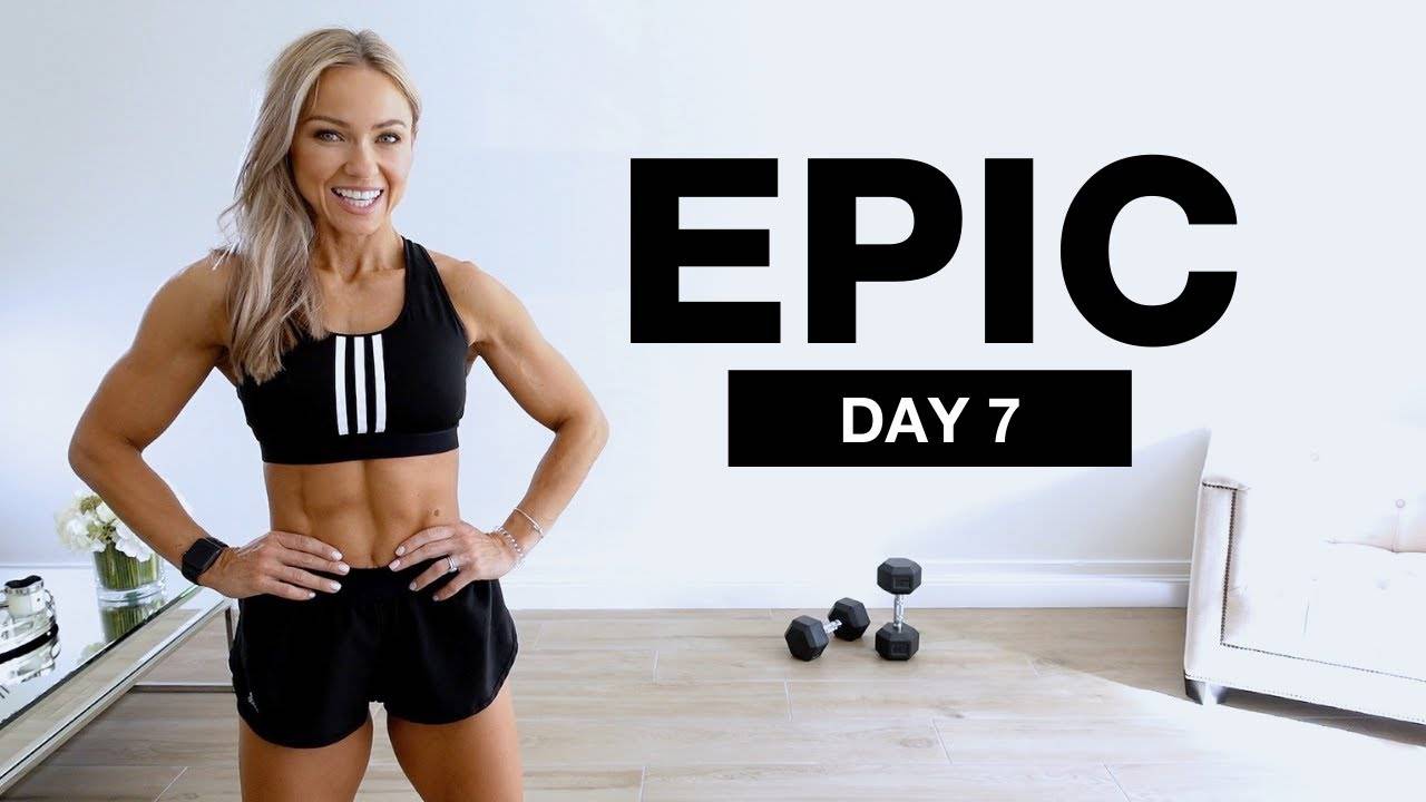 Caroline Girvan - DAY 7 of EPIC _ Dumbbell Lower Body Workout - 40 Min Leg Day