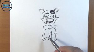 How to draw Old Candy, FNAC, Как нарисовать Олд Кэнди, ФНАК