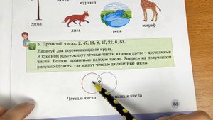 Математика. 3 класс. Урок #25. "Объединение и пересечение двух множеств"