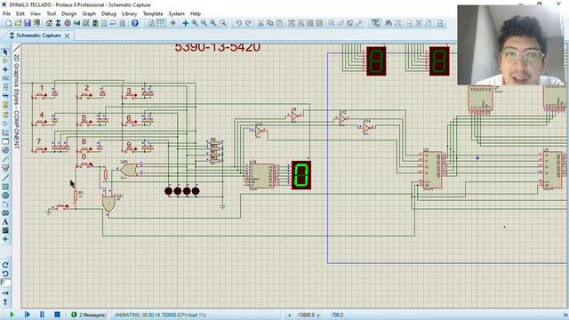 Examen Final Ejercicio 3 - Teclado Corrimiento - PROTEUS смотреть онлайн