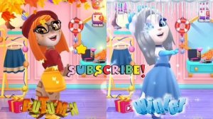 My talking angela 2 || two seasons || Winter❄️VS Autumn? || cosplay