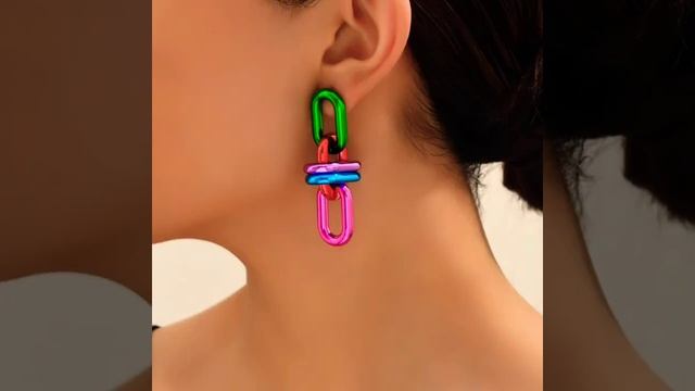 ? Funky Earings Special for Girls ❤? #viral #trending #jewelry #shortvideo смотреть онлайн