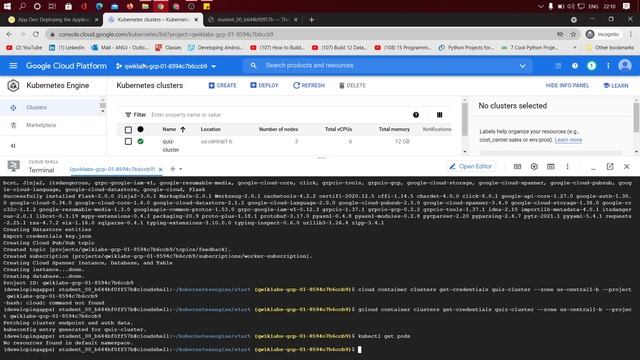 App Dev: Deploying the Application into Kubernetes Engine - Python [GSP188] | Complete Guide | 2021