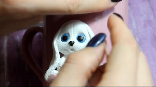 Мастер-класс: Декор кружки из полимерной глины FIMO/polymer clay tutorial смотреть онлайн