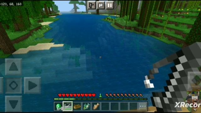 ???Но мы с жители пришли на рыбалку в Майнкрафт Bedrock Edition смотреть онлайн