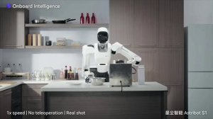 🤖 В Китае создали робота-помощника, который выполняет работу по дому #робот #китай
