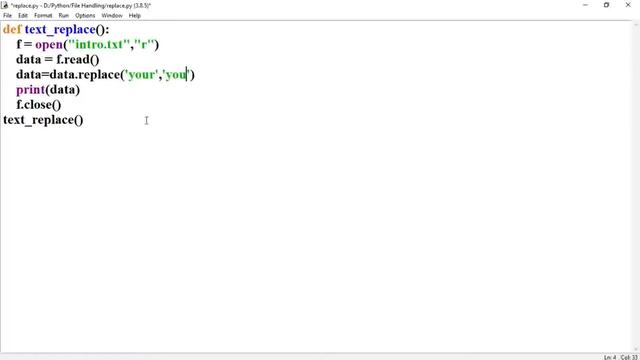 Data File Handling in python | Operations in the text file | Computer Science Class 12