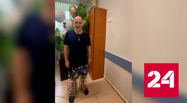 "Работаем, братья и сестры": Прилепин выложил видео из больницы - Россия 24 