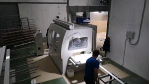 Покрасочный станок проходного типа PAMA SAS
