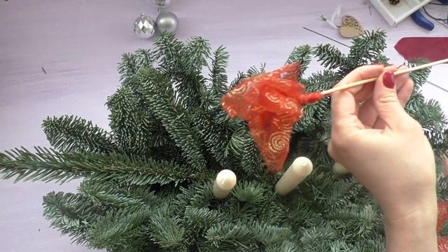 Christmas table decor/Новогодний декор стола/DIY
