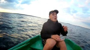 Ловля судака на Вышневолоцком водохранилище. Вечер.