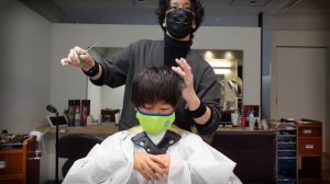 ASMR ハサミの音が好きな方へ。キッズカットでスッキリ癒します。/good sleep asmr haircut