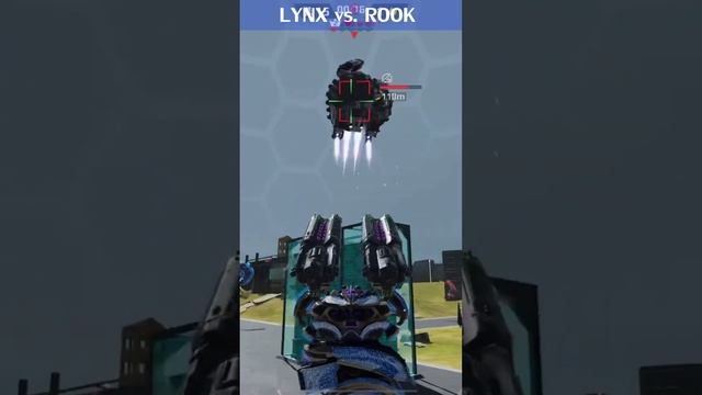War Robots(WR)- LYNX vs. ROOK. #SHORTS
