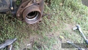 Замена заднего подшипника ступицы колеса Passat Syncro b3.